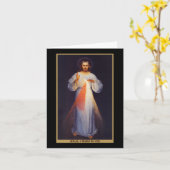 The Divine Mercy Shirt Premium  カード (黄色い花)