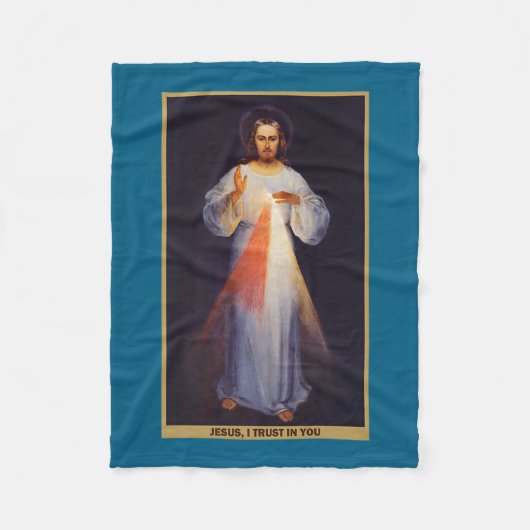 The Divine Mercy Shirt Premium  フリースブランケット (正面)