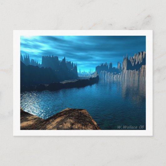 The_Diving_Rock_by_Jellaboom ポストカード (正面)