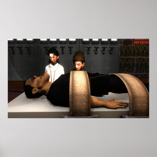 The Doctor, The Monster And Fritz - Large Poster ポスター (正面)