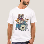 The Dog Drummer  Tシャツ (正面)