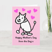 The Dog Mothers Day Cardからかわいい カード (正面)