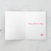The Dog Mothers Day Cardからかわいい カード (内部)
