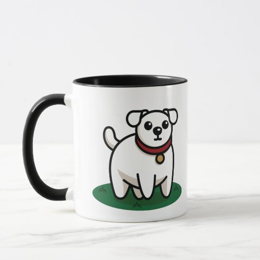 The Dog - The Cat's Friend Mug マグカップ (左)