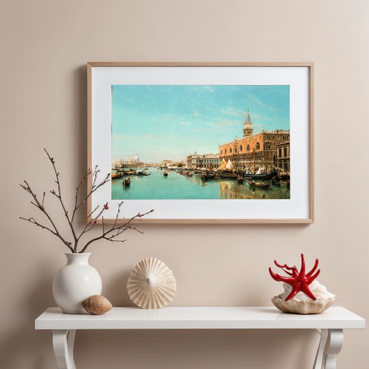 The Doge’s Palace And The Piazza San Marco, ポスター