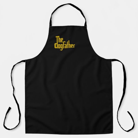 The Dogfather - 犬の父のための父の日BBQ エプロン (正面)