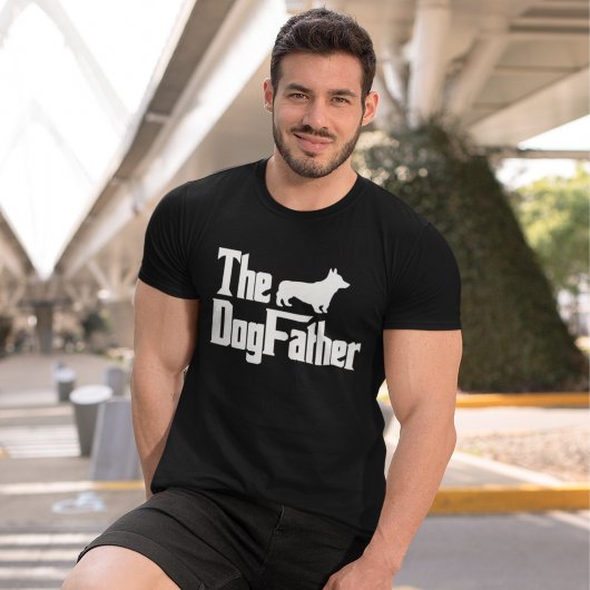 The Dogfather Corgi Funny Corgi Lovers Tシャツ