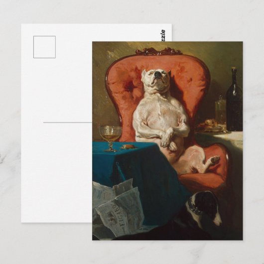 The Dogfather Don Smug Pug, aka Pug Daddy ポストカード (正面/裏面)