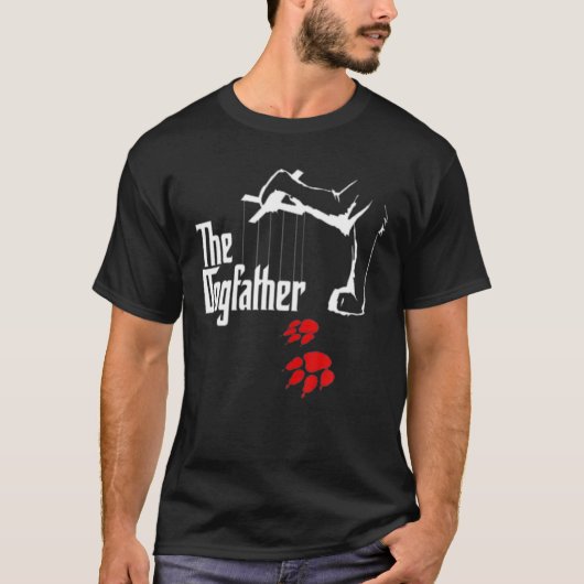 The Dogfather Funny Cool Father’S Day Gift Tシャツ (正面)
