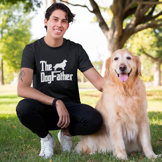 The Dogfather Golden Retriever Funny Golden Tシャツ