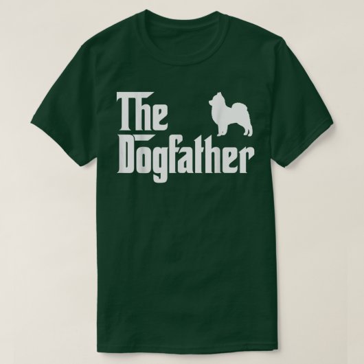 The Dogfather Pomeranian Funny Father Dog Lover G Tシャツ (デザイン正面)