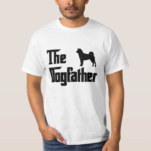 The Dogfather Shiba Inu Funny Dog Owner  Tシャツ (正面)