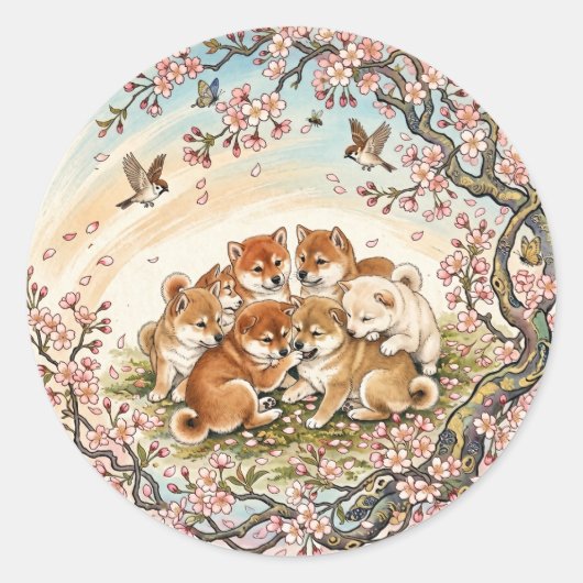 the dogs ラウンドシール (正面)