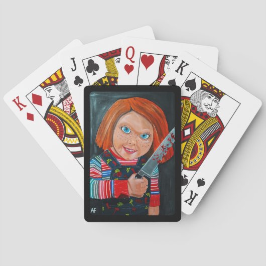 The Doll Painting by Alfred Fox トランプ (裏面)