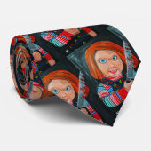 The Doll Painting by Alfred Fox ネクタイ (ロール)