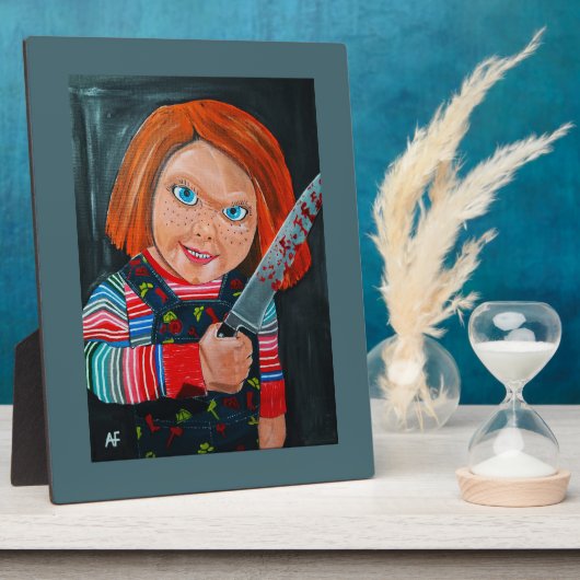 The Doll Painting by Alfred Fox フォトプラーク (側面)