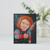 The Doll Painting by Alfred Fox ポストカード (スタンド正面)