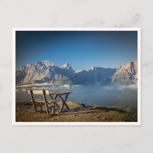 The Dolomites Mountain View Hiking Italy ポストカード (正面)
