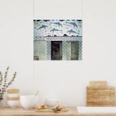 The Dolphin Frescoes in the Queen's Bathroom ポスター (キッチン)