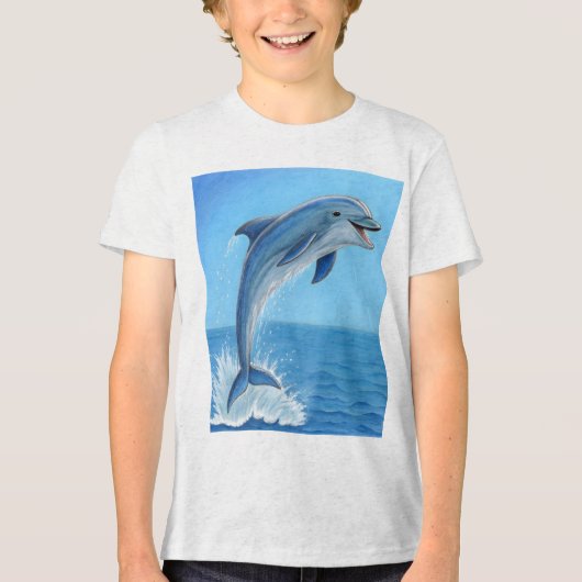 The Dolphin’s Silent Dance トライブレンドＴシャツ (正面)