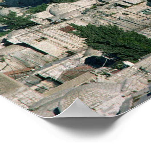 The Dome of the Rock, built AD 692 ポスター (角)