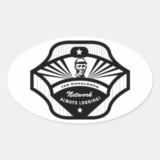 The Donaldson Network Oval Sticker 楕円形シール
