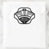 The Donaldson Network Oval Sticker 楕円形シール (バッグ)