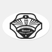 The Donaldson Network Oval Sticker 楕円形シール (正面)