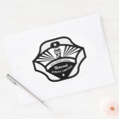 The Donaldson Network Oval Sticker 楕円形シール (封筒)