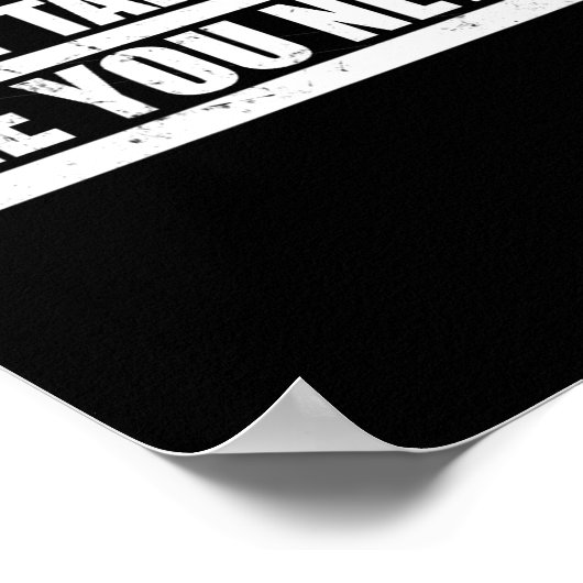 The Don't Take Care Challenge Quote (distressed Co ポスター (角)