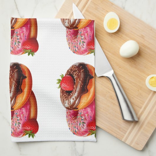 The Donut Mug キッチンタオル (四つ折り)