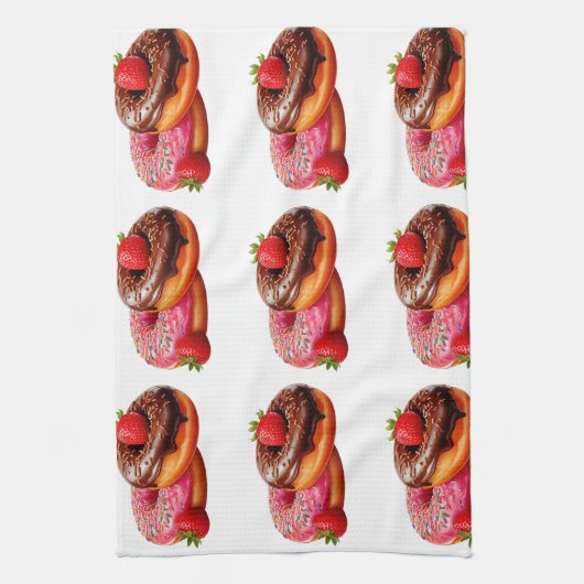 The Donut Mug キッチンタオル (縦)