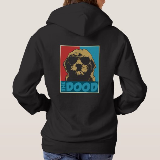 the dood Back print パーカ (裏面)