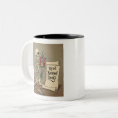 The Doodle Alchemist: Turing scribbles into Spect ツートーンマグカップ (正面左)