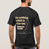 🈶 THE DŌRAKU EDITION -The Edge of Purpose Tシャツ (裏面)