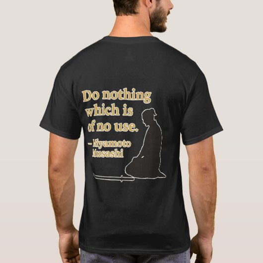 🈶 THE DŌRAKU EDITION -The Edge of Purpose Tシャツ (裏面)