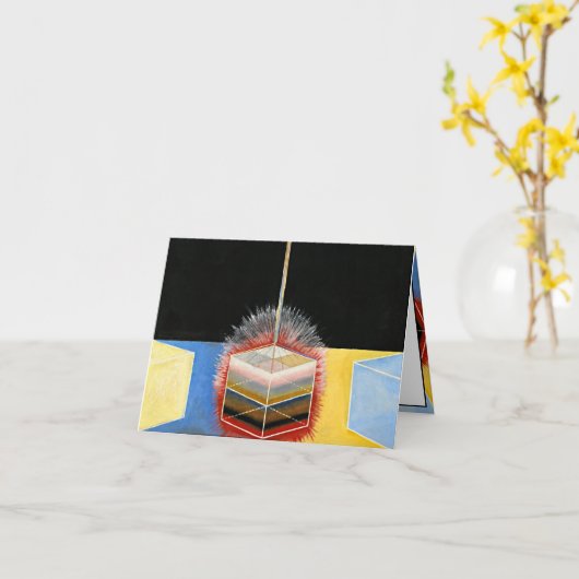 The Dove, 1915 by Hilma af Klint カード (黄色い花)