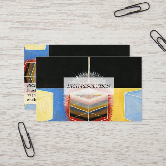 The Dove, 1915 by Hilma af Klint 名刺 (正面/裏面インサイチュ)