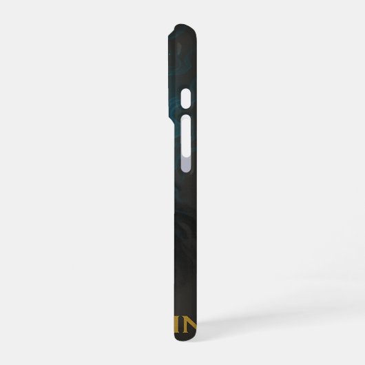 The Dragon Within | Samurai and Spirit Dragon iPhoneケース (左側面)