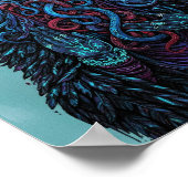 The Dream Weaver - Psychedelic Dark Fantasy Wall  ポスター (角)