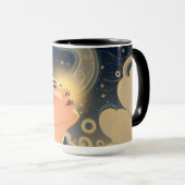 The Dreamer Neo-Deco Starry Night Personalized マグカップ (正面右)