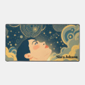 The Dreamer Surrealist Gold Accents  デスクマット (正面)