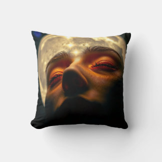 The Dreaming Moon — Celestial Throw Pillow クッション