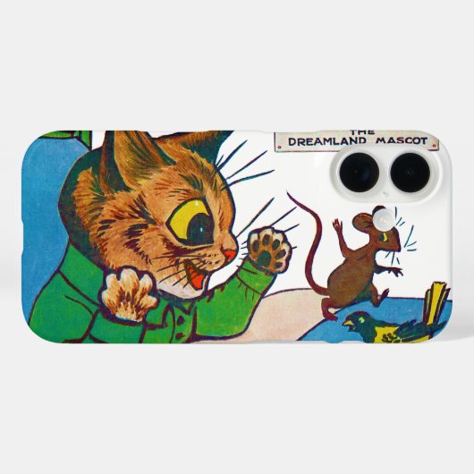 The Dreamland Mascot, Louis Wain Case-Mate iPhoneケース (裏面 (横))