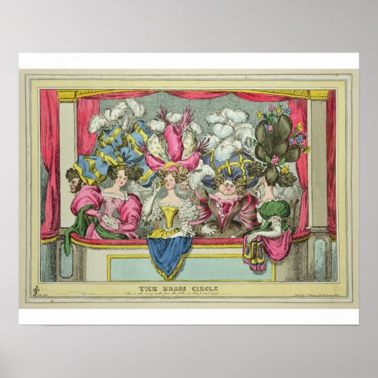 The Dress Circle, published by Thomas McLean, Lond ポスター (正面)