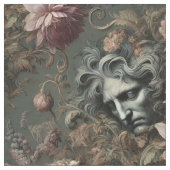 The Driftkeeper's Paradox - Gothic Statement Tile ファブリック (クローズアップ)