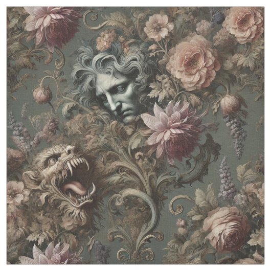The Driftkeeper's Paradox - Gothic Statement Tile ファブリック (見本)