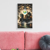 The Drop That Holds a World キャンバスプリント (インサイチュ (リビング))