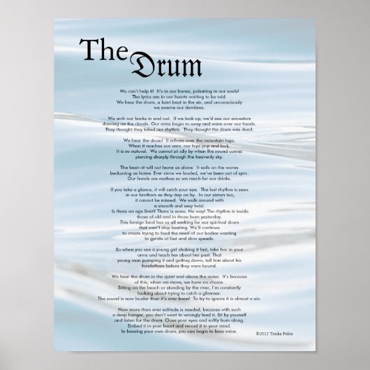 The Drum ©2012 byトリンカ丁寧(ポスター) ポスター (正面)