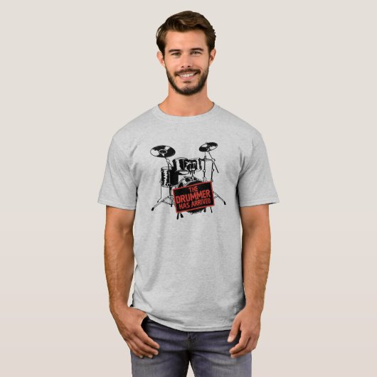 The Drummer Has Arrived Tシャツ (正面フル)